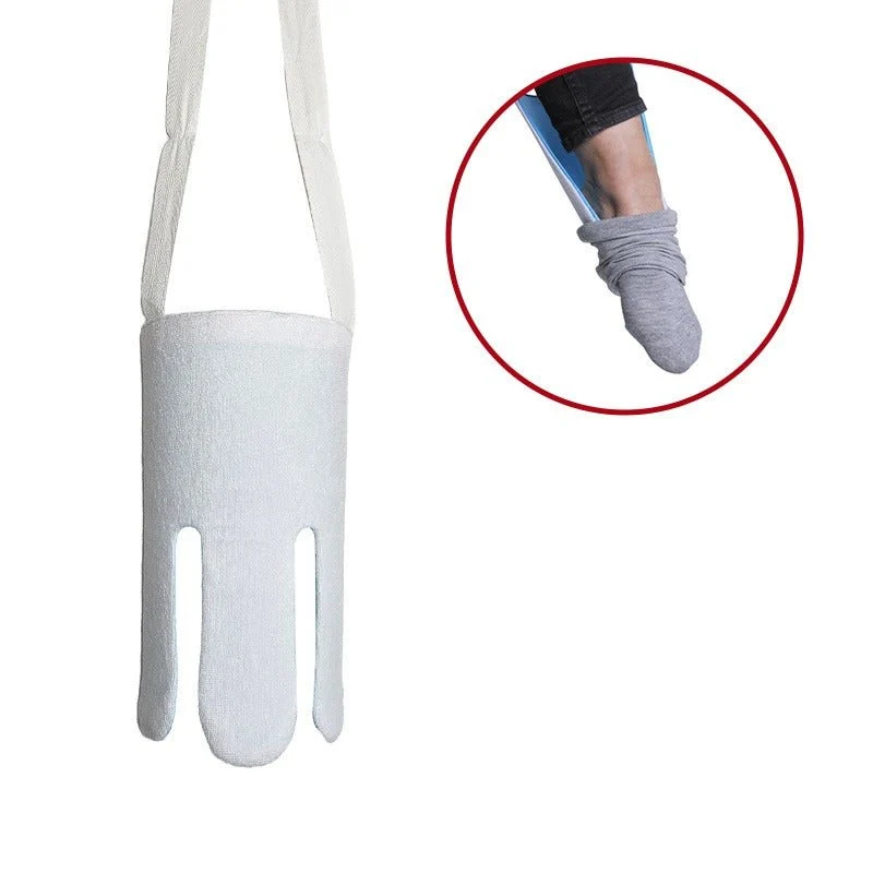 Strumpfanzieher mit Frottier/Nylon