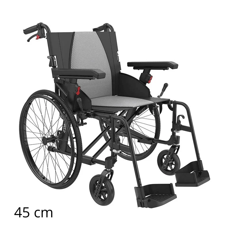 Ultraleichter Reiserollstuhl – Sitzbreite 45 cm