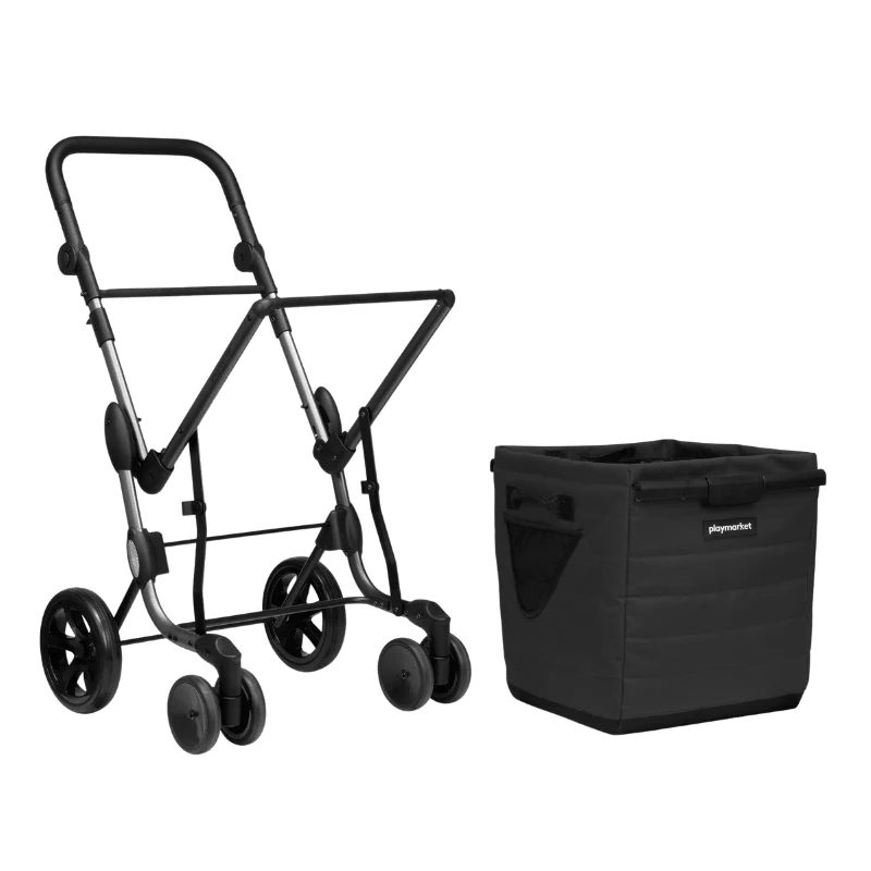 We Go Premium Einkaufswagen - Schwarz
