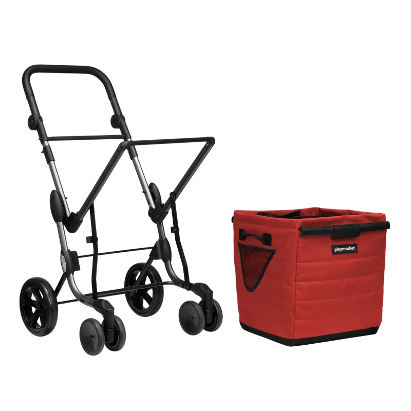 We Go Premium Einkaufswagen - Rot