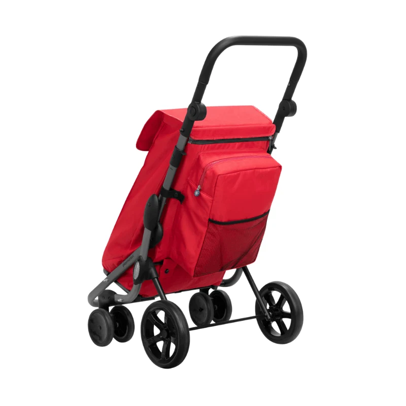 Go Plus Einkaufswagen mit Thermofach - Rot