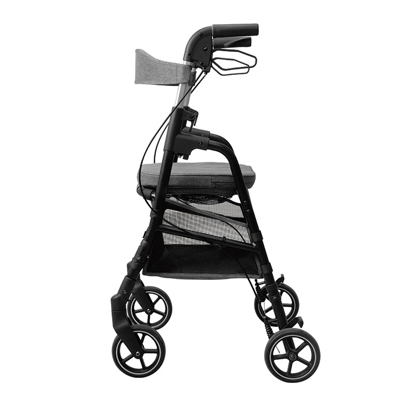 W4 Rollator / Einkaufstrolley - Blau
