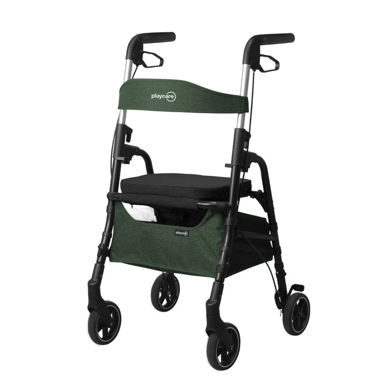 W4 Rollator / Einkaufstrolley - Grün