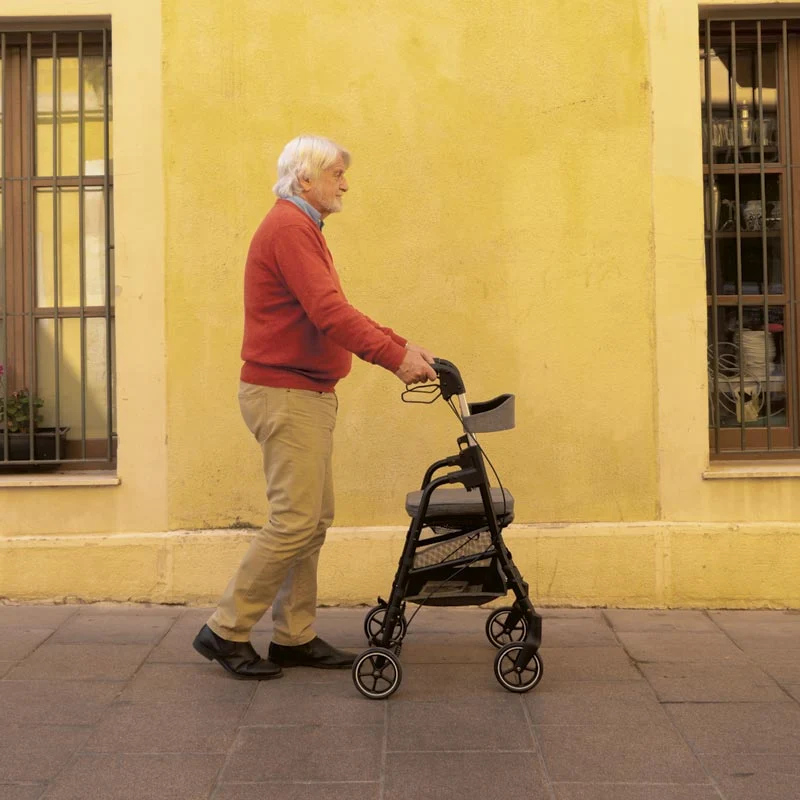 W4 Rollator / Einkaufstrolley - Grün
