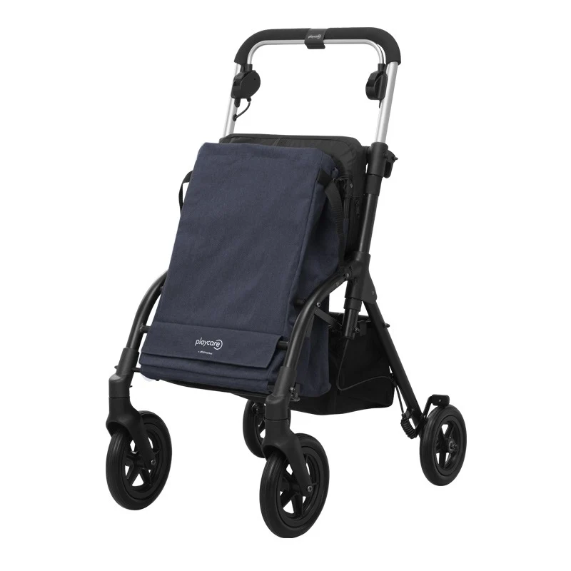 R05 Einkaufswagen mit Sitz - Blau