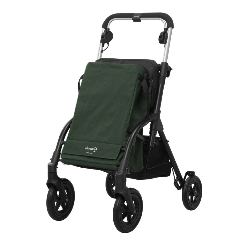 R05 Einkaufswagen mit Sitz - Grün