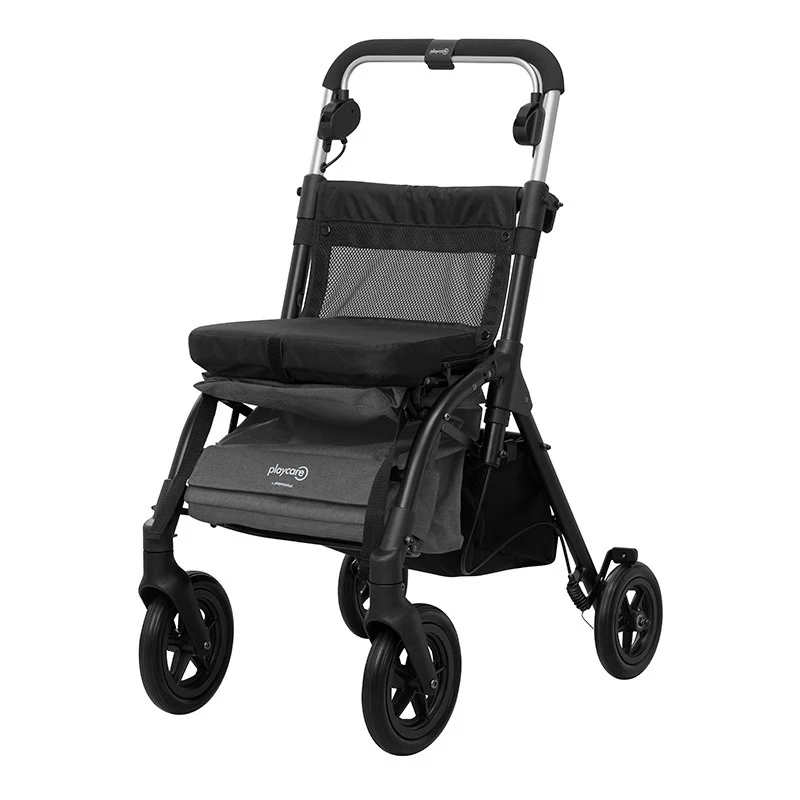 R05 Einkaufswagen mit Sitz - Grün