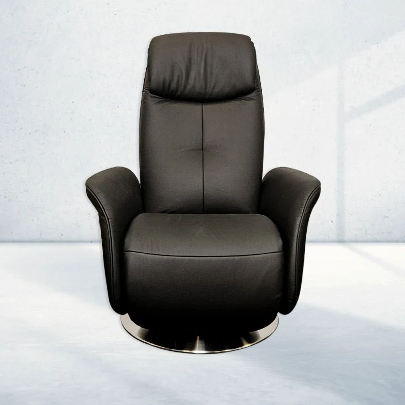 Himolla 7356 Ruhesessel - Schwarzes Leder