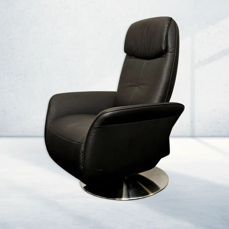 Himolla 7356 Ruhesessel - Schwarzes Leder