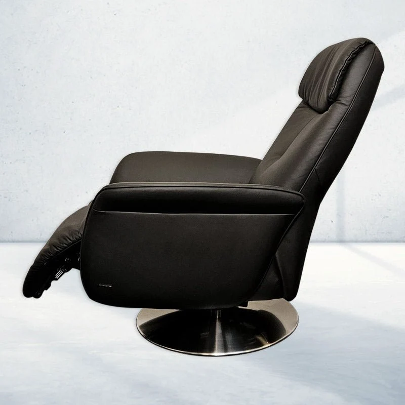 Himolla 7356 Ruhesessel - Schwarzes Leder