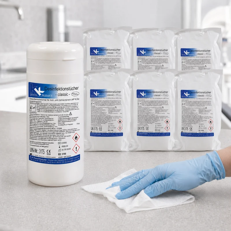 KK Desinfektionstücher 1 Dose mit 120 Tücher + 6 Nfb. 120 St. vers. Düfte