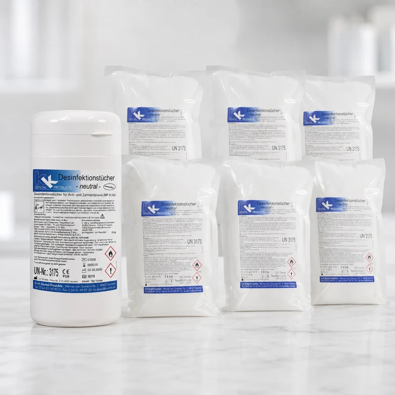 KK Desinfektionstücher 1 Dose mit 120 Tücher + 6 Nfb. 120 St. vers. Düfte