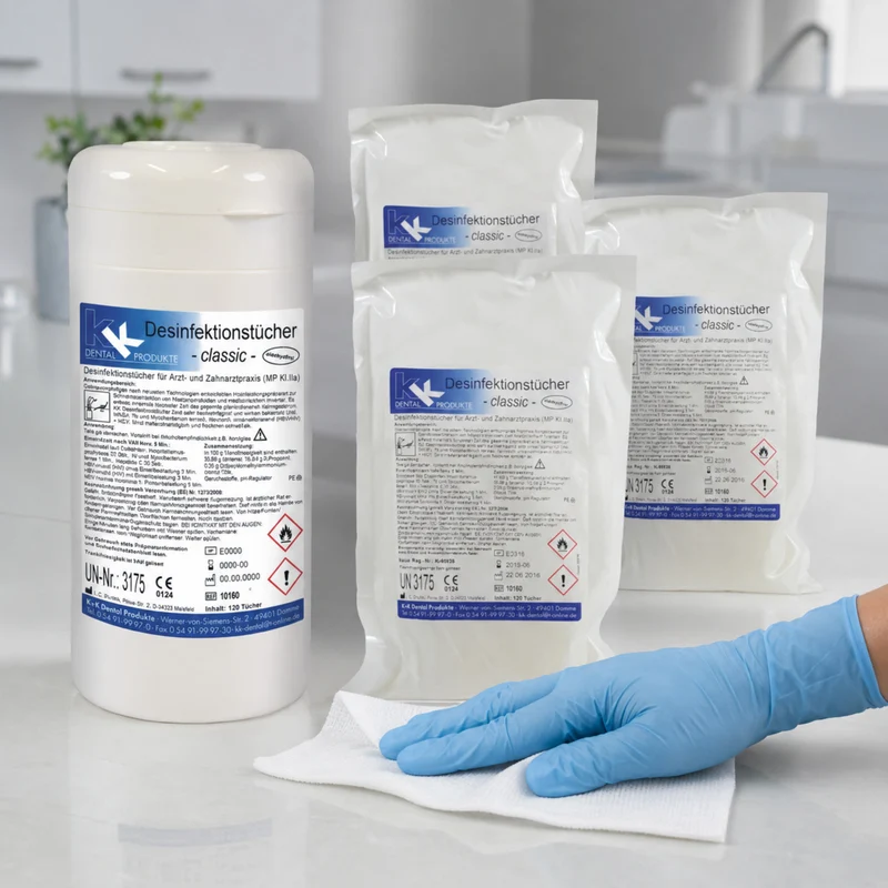 KK Desinfektionstücher 1 Dose mit 120 Tücher + 3 Nfb. 120 St. vers. Düfte