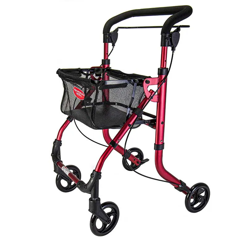 Indoor-Rollator - Rot