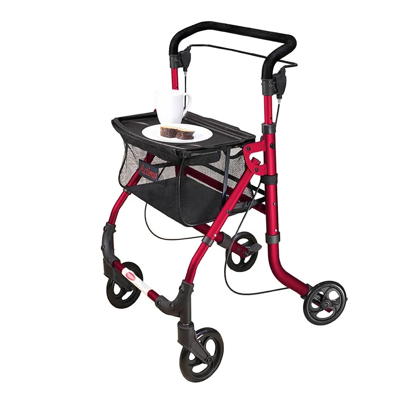 Indoor-Rollator - Rot