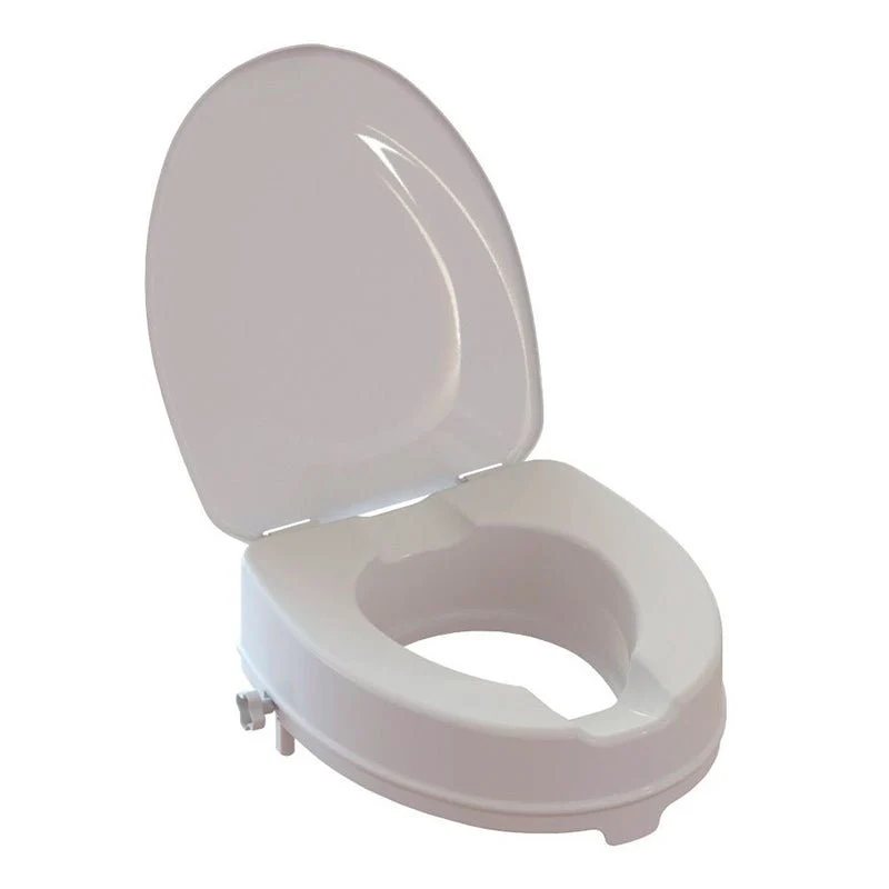 Toilettenerhöhung mit Deckel, 5 cm