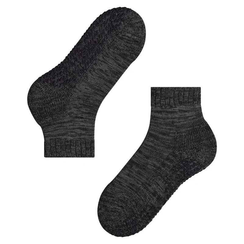 Kuschelige, rutschfeste Socken – Dunkelgrau