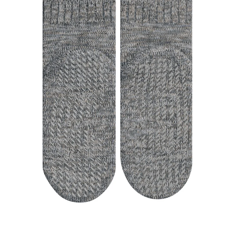 Rutschfeste Kuschelsocken - Hellgrau
