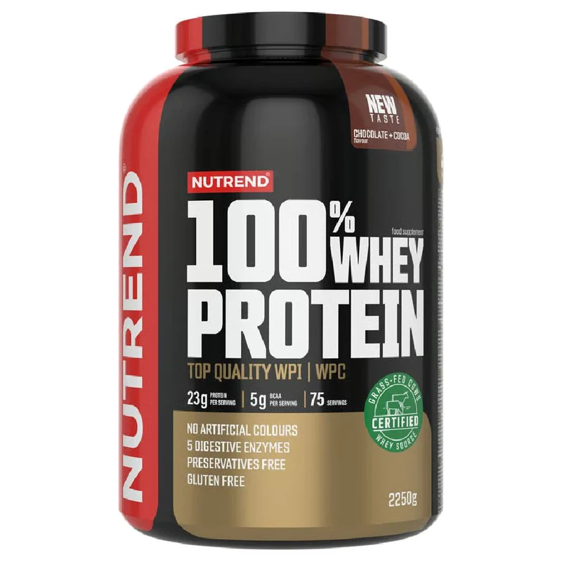 NUTREND 100% WHEY PROTEIN 2250G CHOCOLATE+COCOA