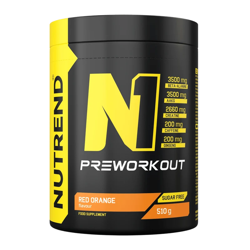 NUTREND N1 Pre-workout 510G RED ORANGE