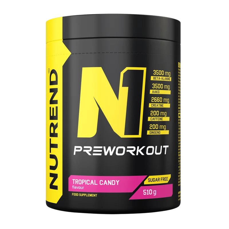 NUTREND N1 Pre-workout 510G TROPICAL CANDY