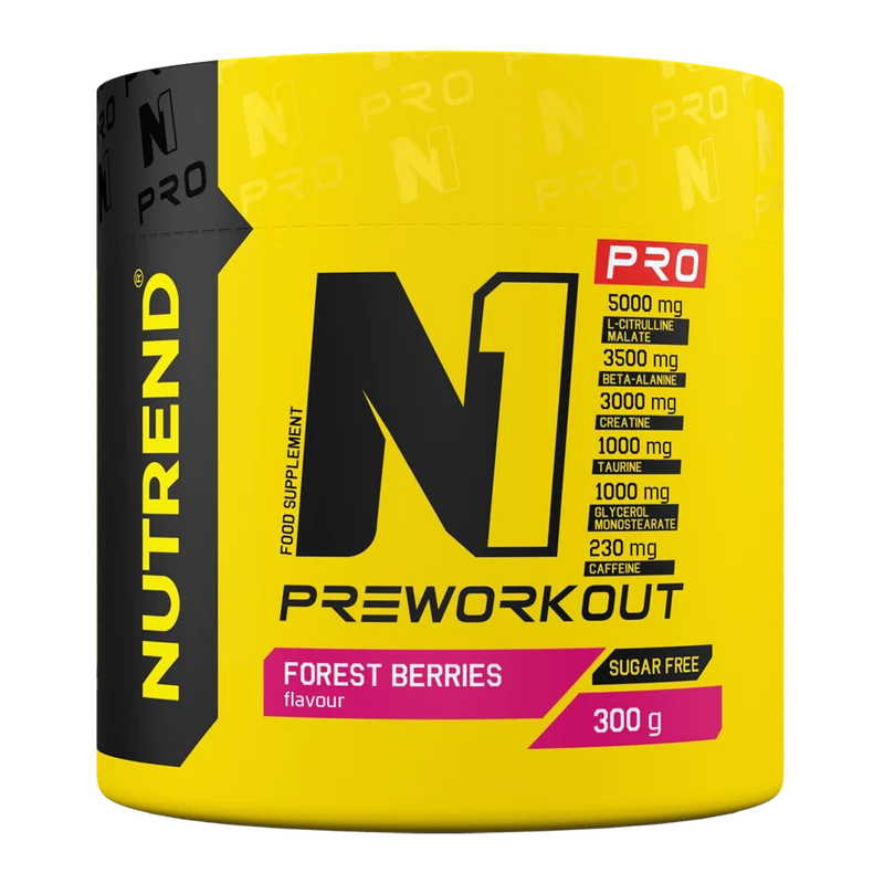NUTREND N1 PRO Pre-workout 300G FOREST BERRIES