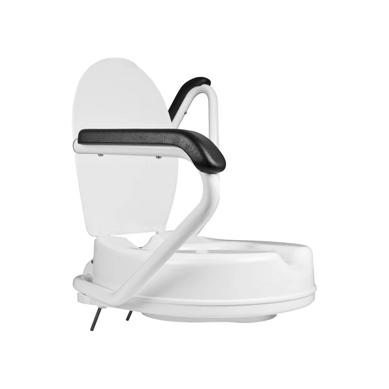Toilettensitzerhöhung mit Armlehnen und Deckel