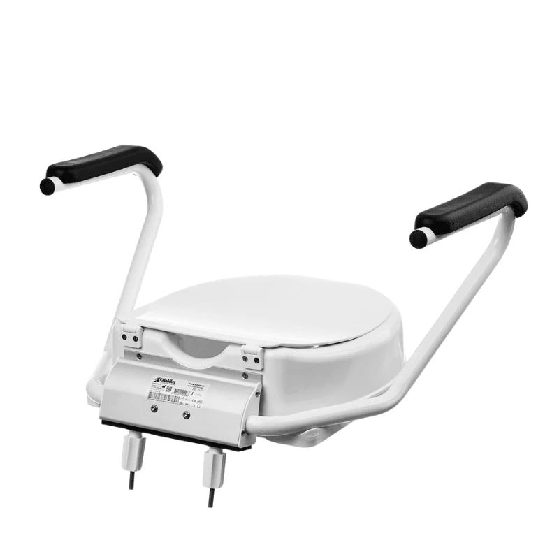 Toilettensitzerhöhung mit Armlehnen und Deckel
