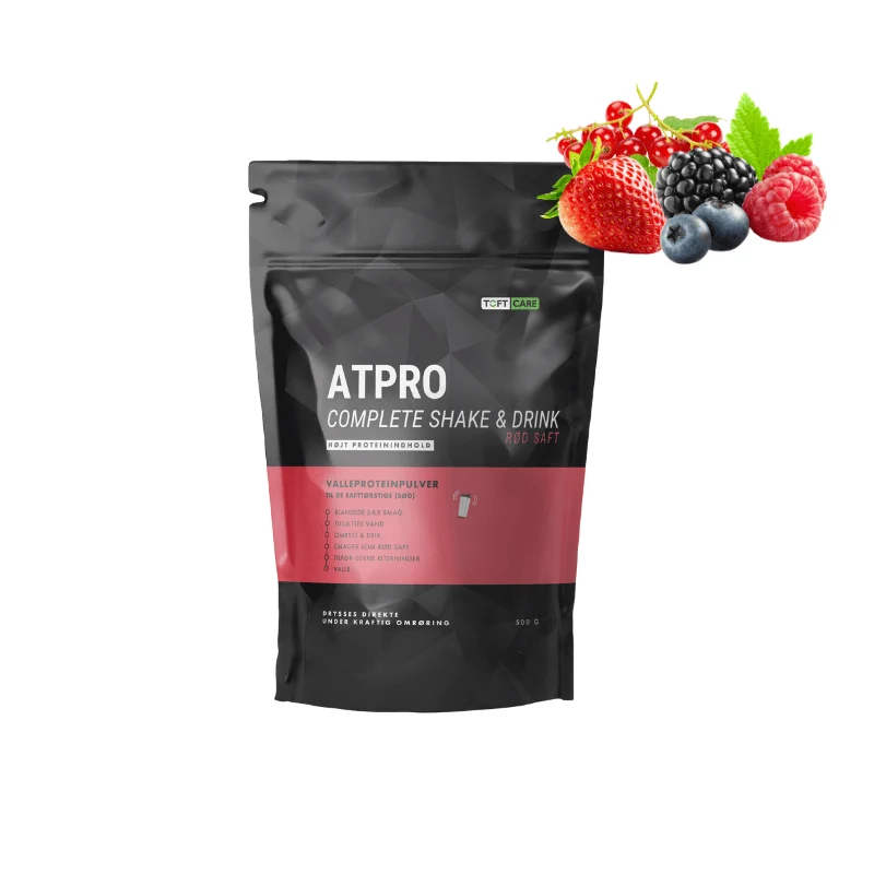 Atpro Complete Rød Proteinsaft – 500 g