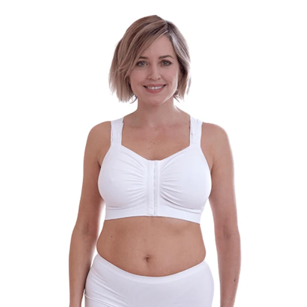 Weißer postoperativer BH - Mirabelle