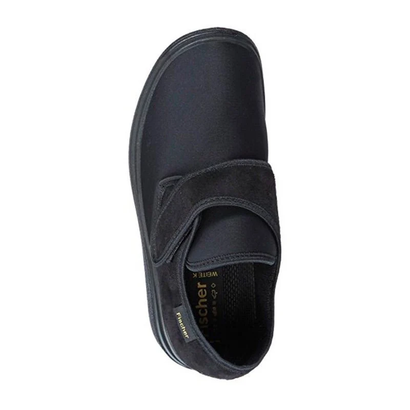 Fischer extra breiter Therapieschuh - Schwarz