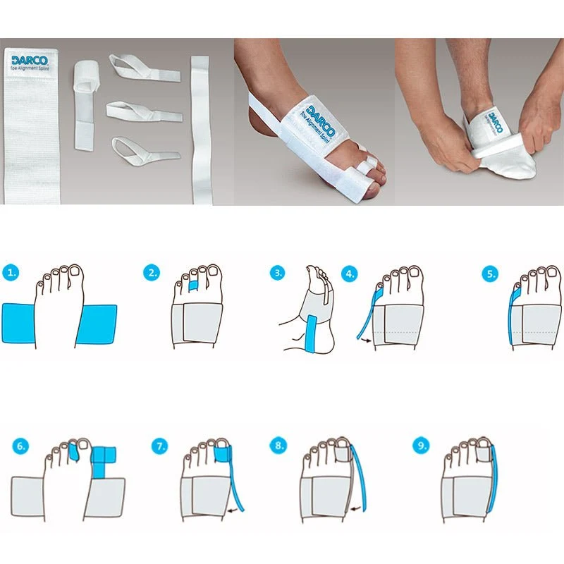 Bandage zur Zehenkorrektur