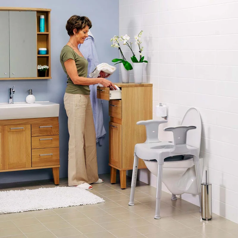 Toilettenstuhl und Duschstuhl