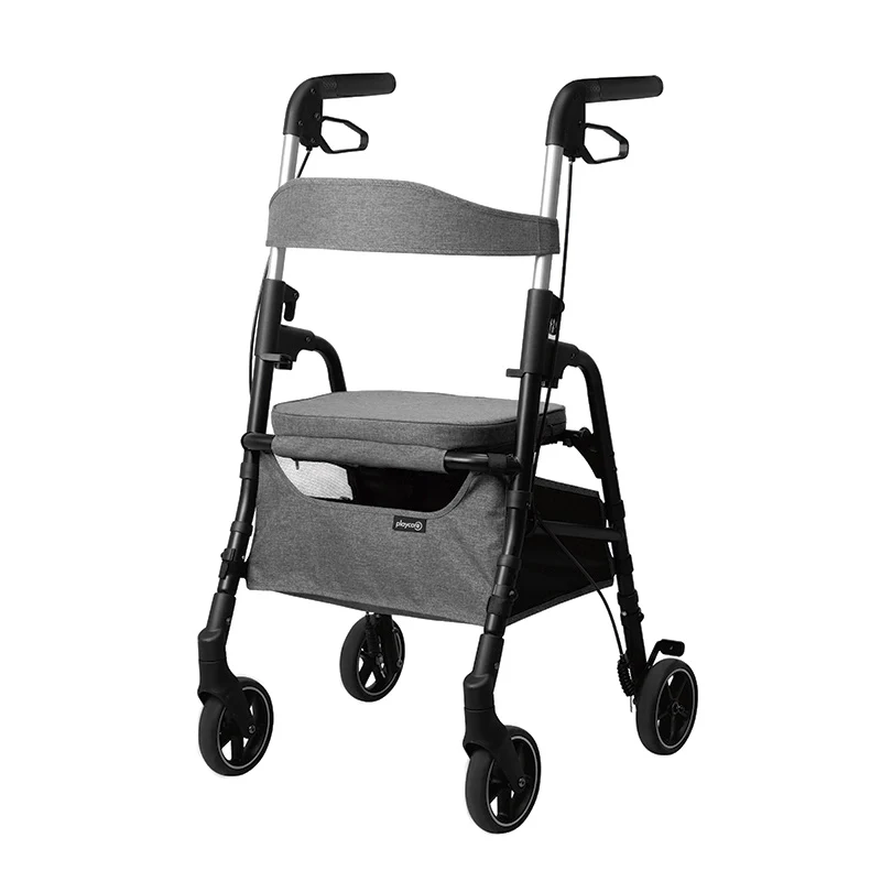 W4 Rollator / Einkaufswagen - Grau