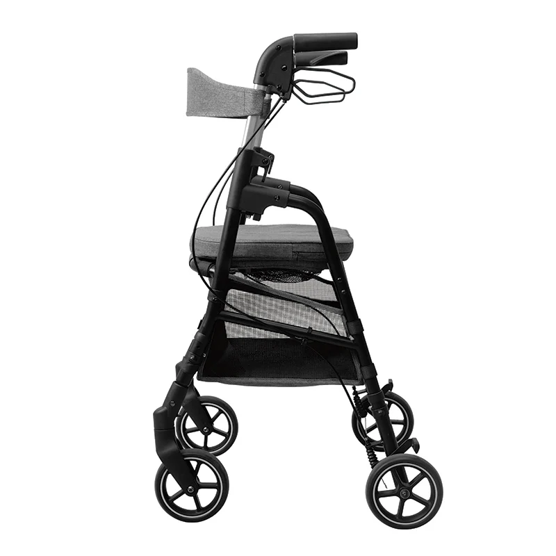 W4 Rollator / Einkaufswagen - Grau