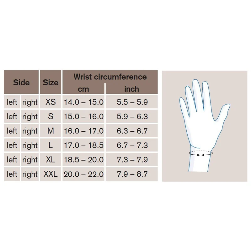Handgelenkbandage - Grau