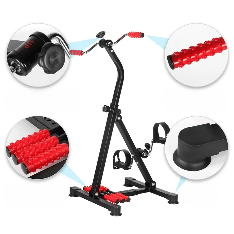 Pedaltrainer für Arme/Beine - inkl. Massagerolle