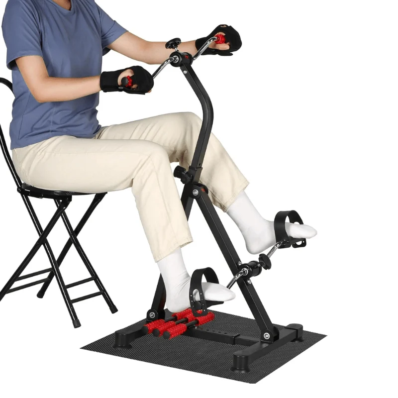 Pedaltrainer für Arme/Beine - inkl. Massagerolle