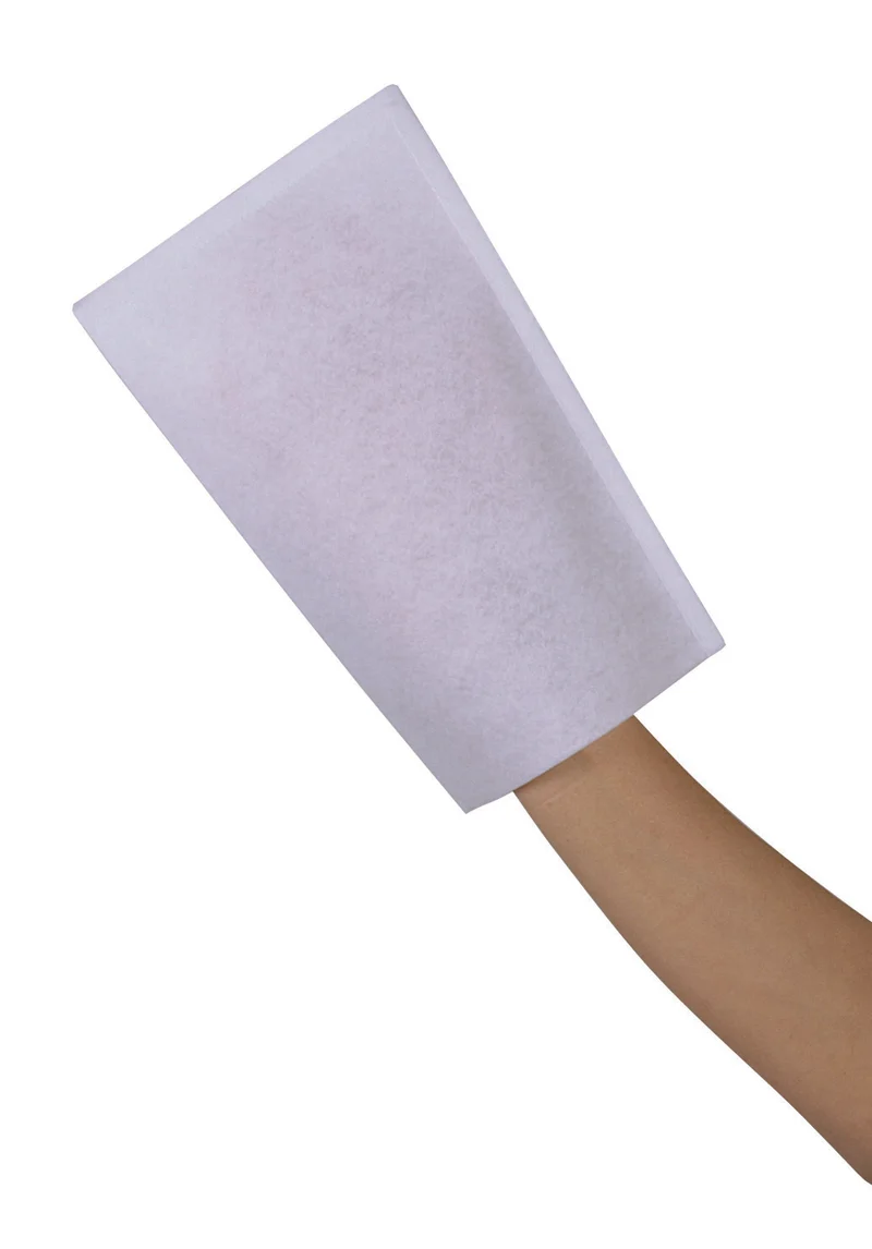 Unigloves Einmal Waschhandschuh | Weiß | 50 Stück/ Beutel