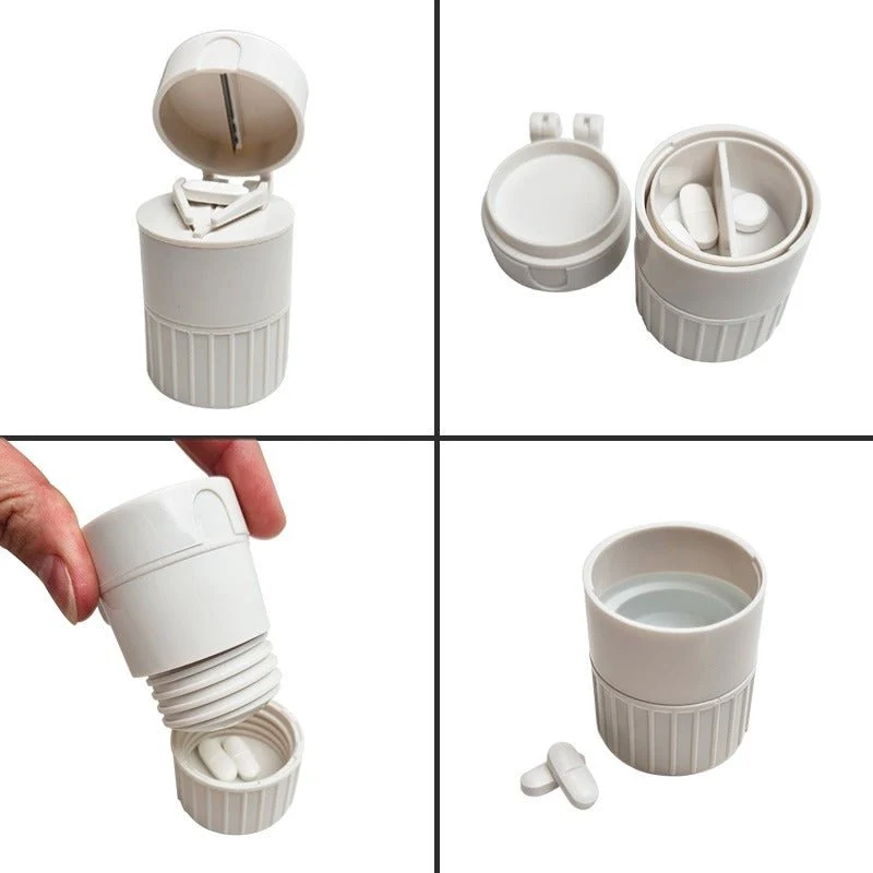 4 in 1 Tablettenteiler und -zerkleinerer