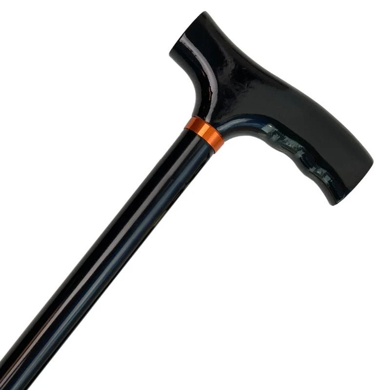 Stock mit verstellbarer Höhe – Schwarz