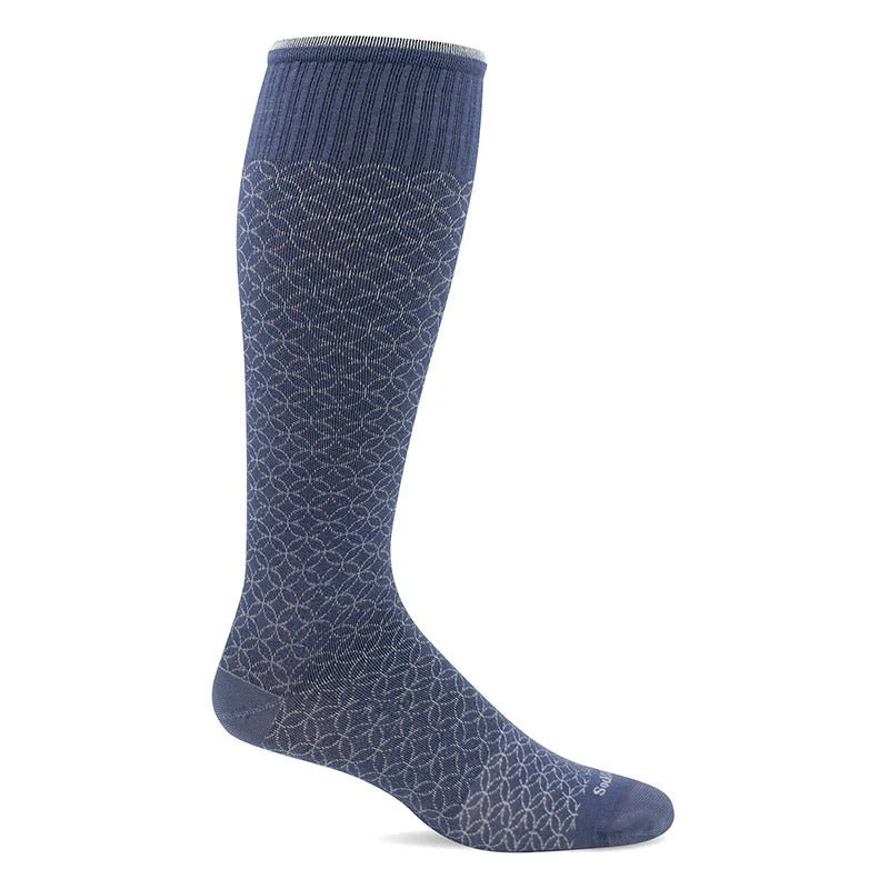 Stützstrumpf für Damen – Featherweight Denim