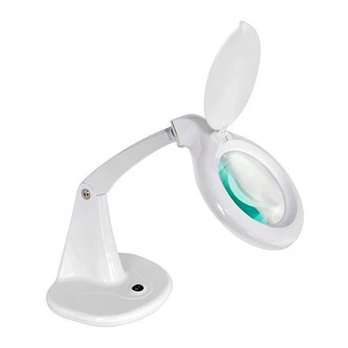 Tischlupe / Lupenlampe mit 2x Vergrößerung