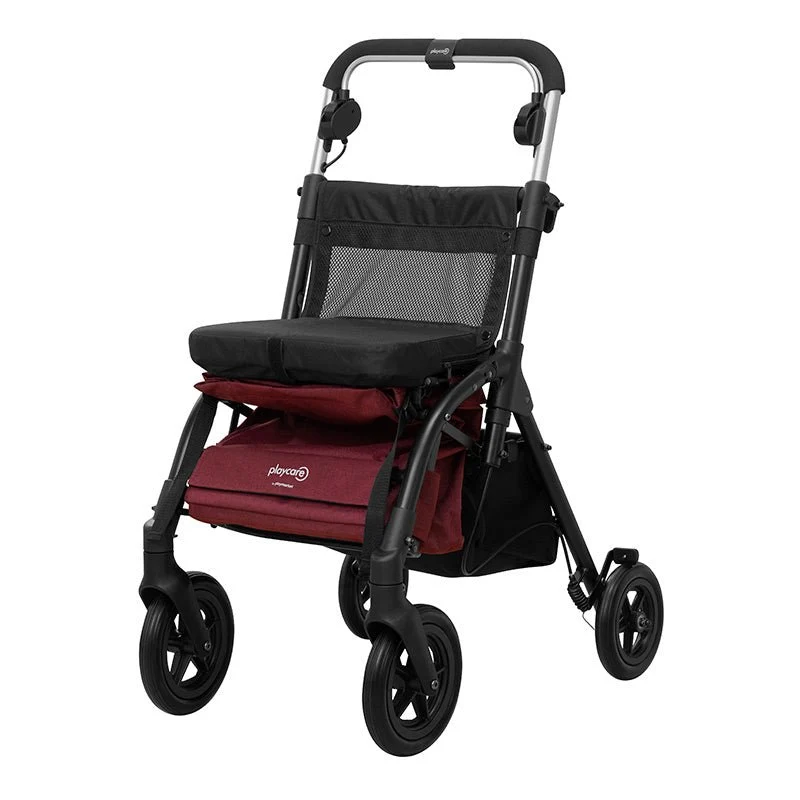 R05 Einkaufswagen mit Sitz - Bordeaux
