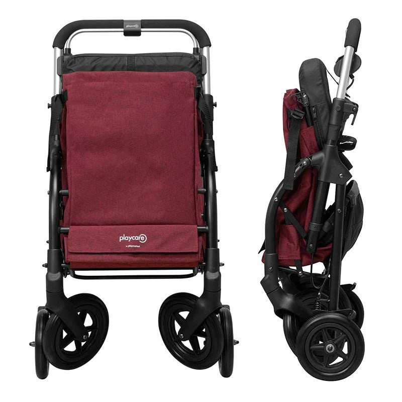 R05 Einkaufswagen mit Sitz - Bordeaux