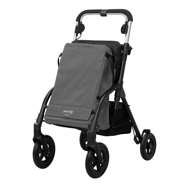 R05 Einkaufswagen mit Sitz - Grau