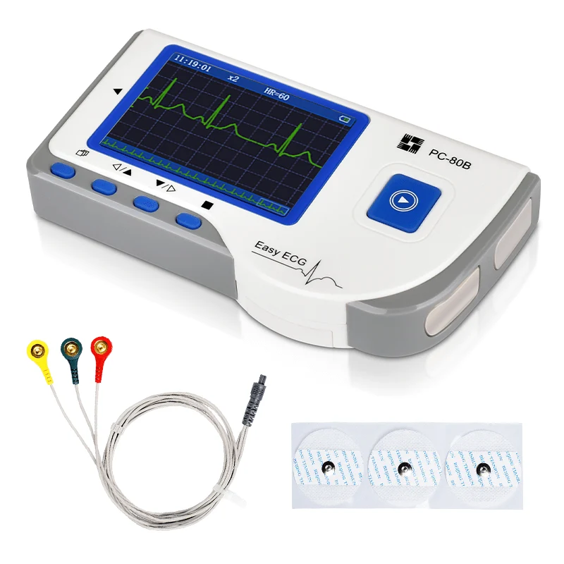 Adhesive Stickers Electrodes for Lepu Medical PC-80B Portable ECG Monitor