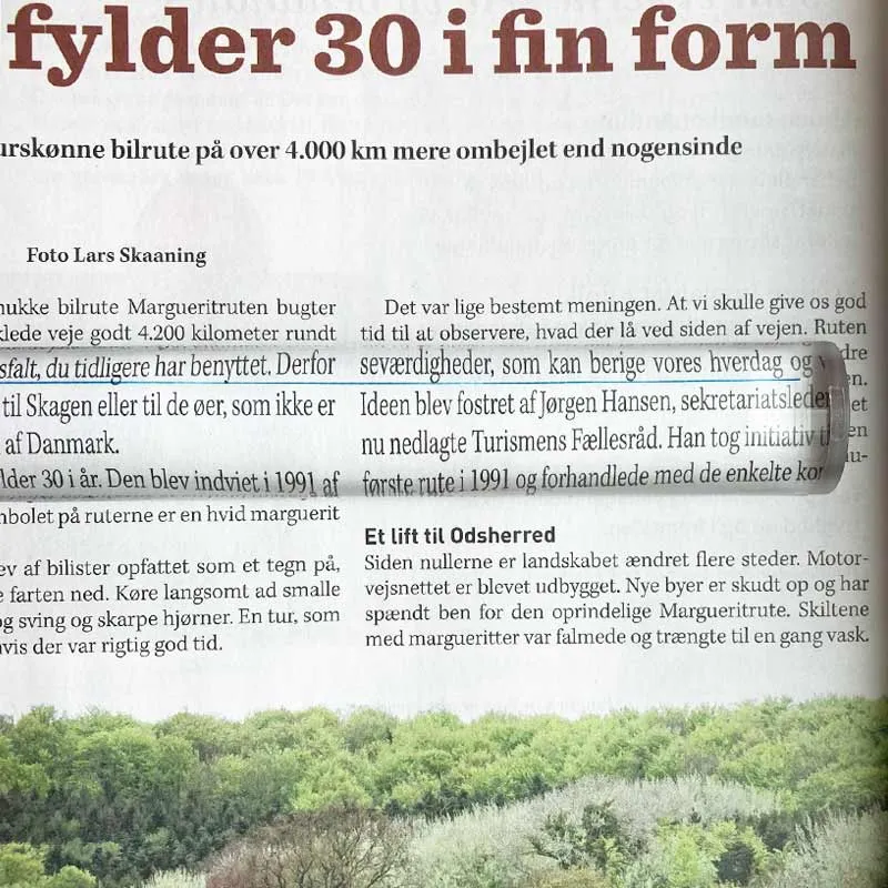 Vergrößerungsstab 5 cm- 2x Vergrößerung