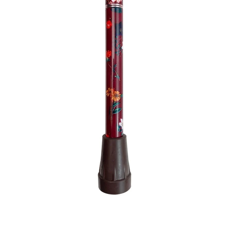 Zusammenklappbarer Stock – Dunkelrot