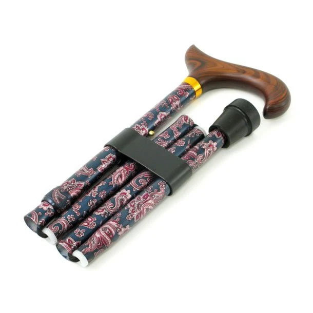 Zusammenklappbarer Stock - Paisleymuster